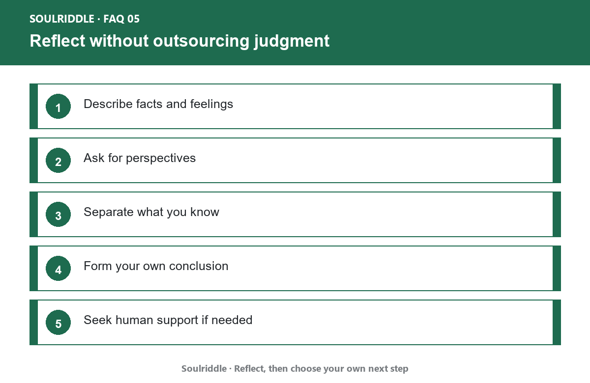 How to Use AI for Self-Reflection Responsibly