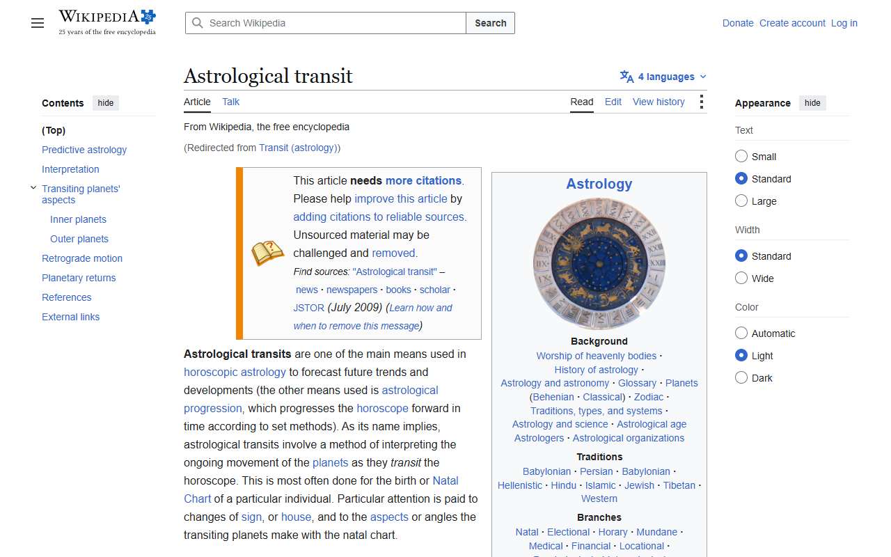 How Do Transits Differ From a Natal Chart Reading?